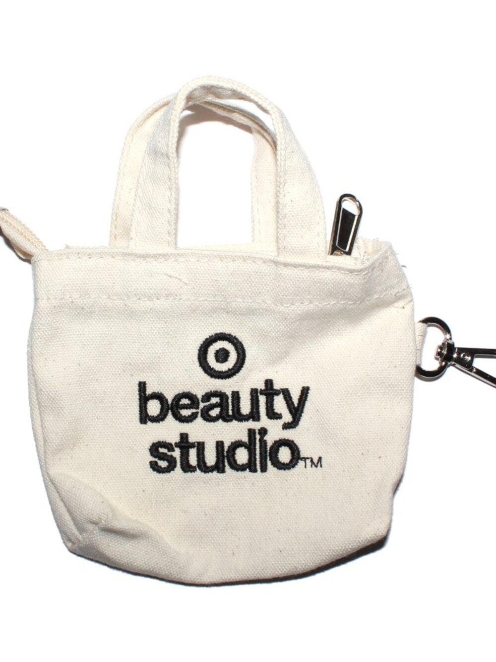 Target Beauty Studio Limited Edition Collectible Mini Canvas Tote Bag Keychain - Picture 2 of 14